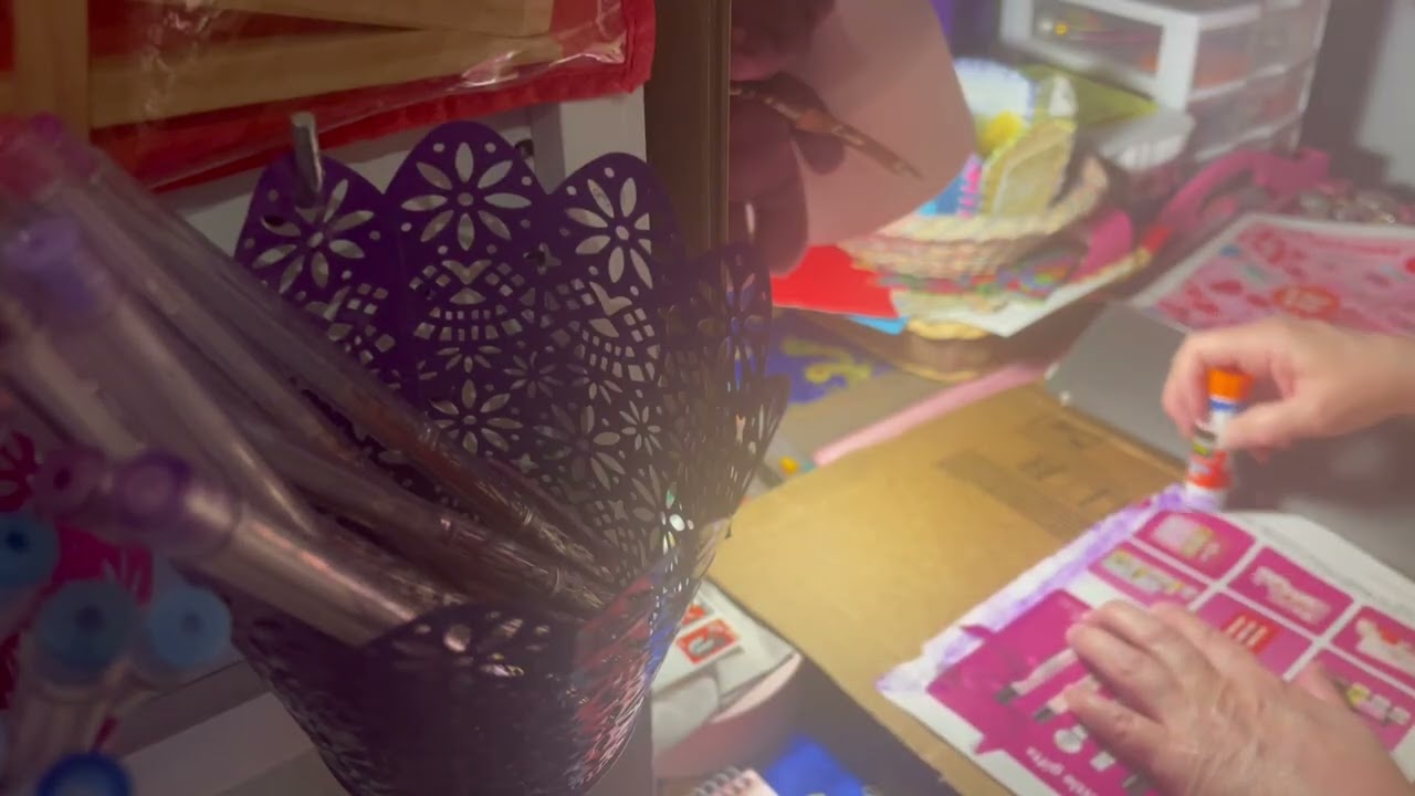 Working in My Stick & Glue Book ✂️ | #StickAndGlue Collab | Craft With Me