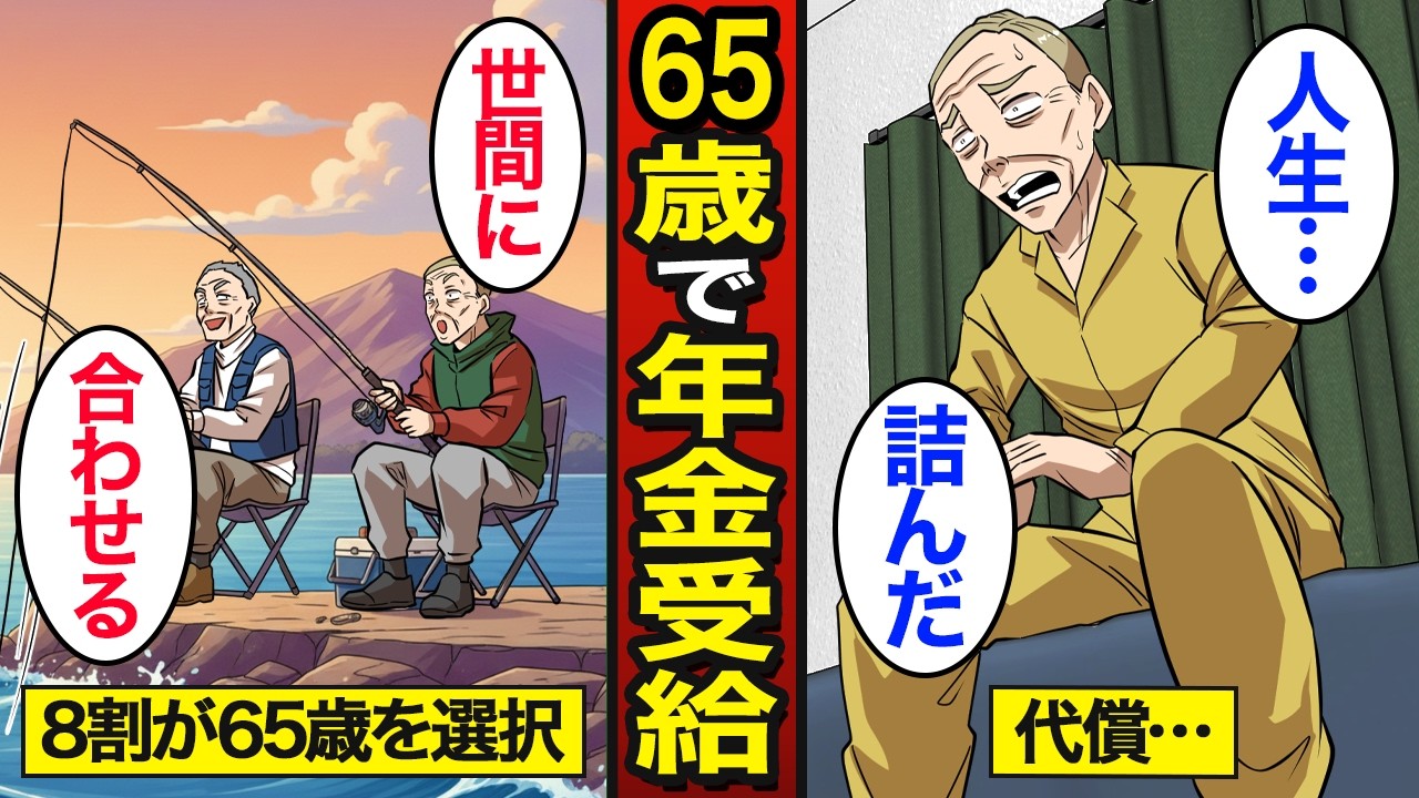 【漫画】65歳で年金受給してはいけない理由。約8割が65歳で受給…2026年4月からルールが変わる…【メシのタネ】
