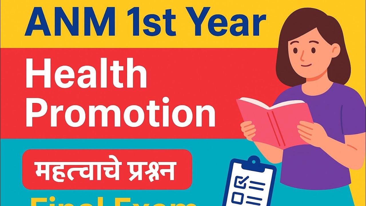 IMP questions of health promotion ANM 1st year exam 📝👍📝📒📒#anmnursing #healthpromotion #health 