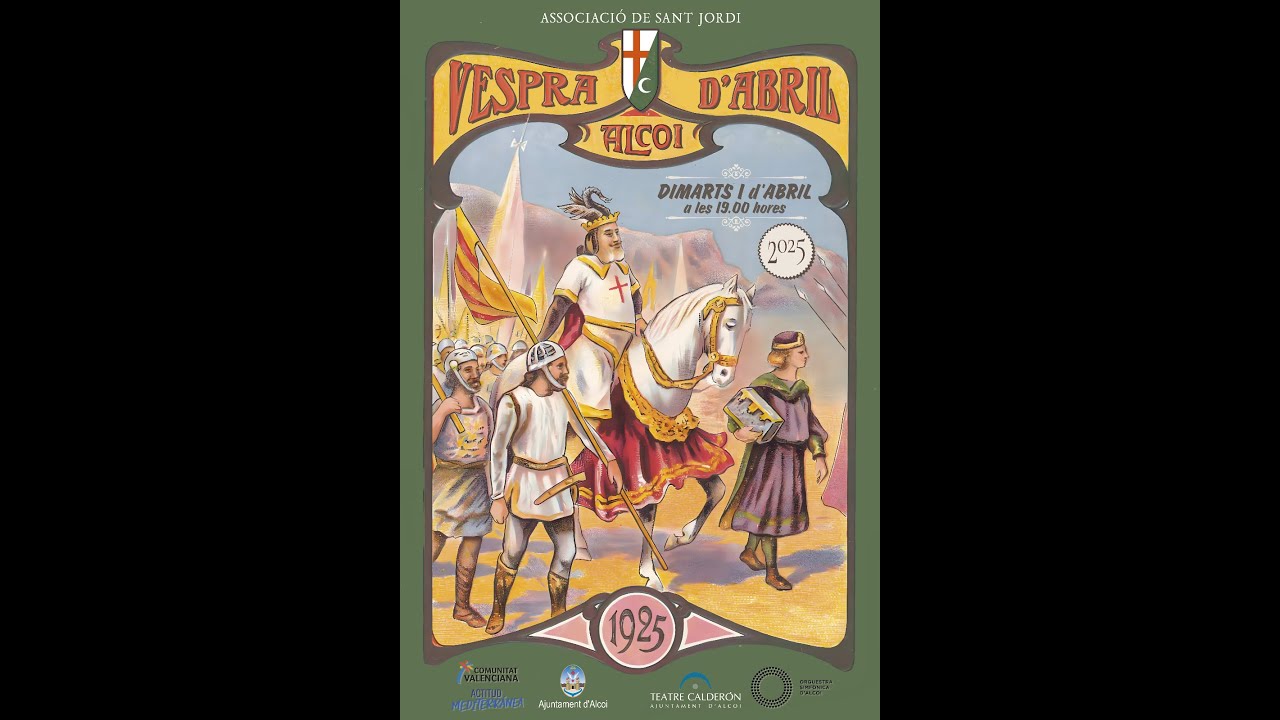 Vespra d'Abril dels Moros i Cristians d'Alcoi 2025