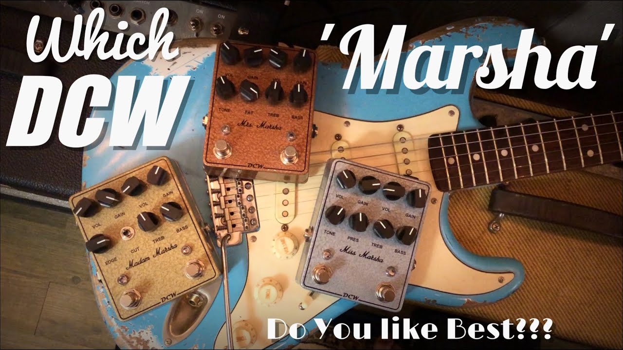 DCW Pedals Marsha Series Overview