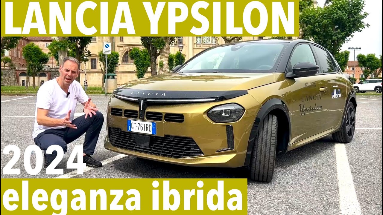 Nuova LANCIA YPSILON hybrid 2024: l'ibrida 100 cv beve poco, elegante e piacevole. Da 24.900 euro