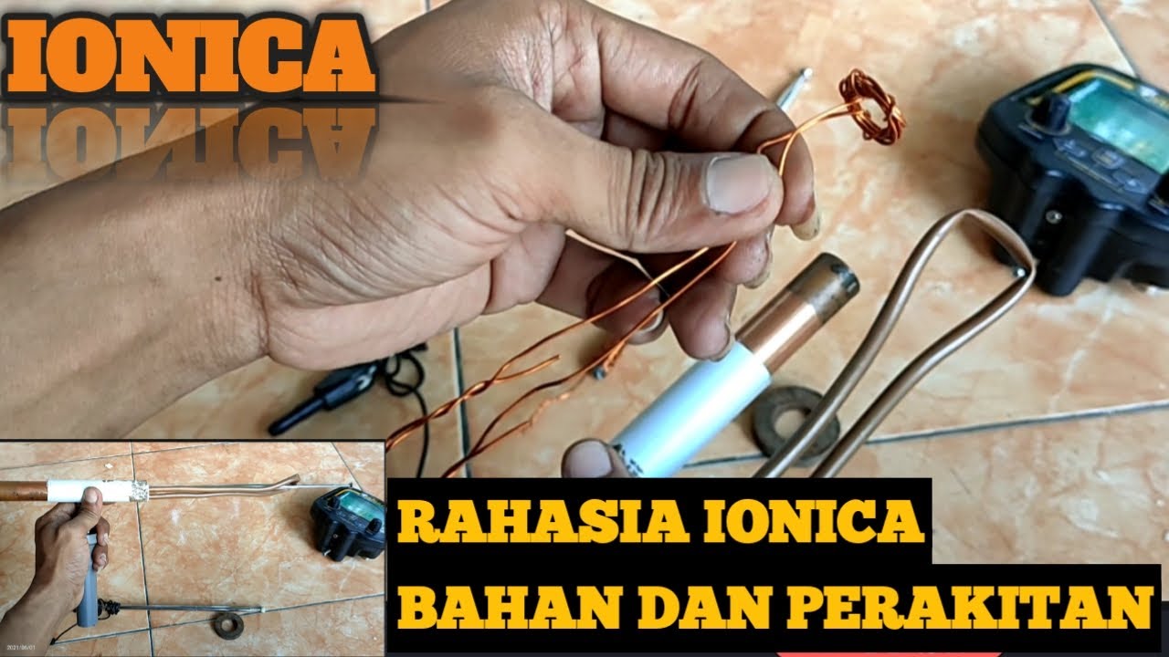 Ionica gold detector | Membuat ionica sederhana