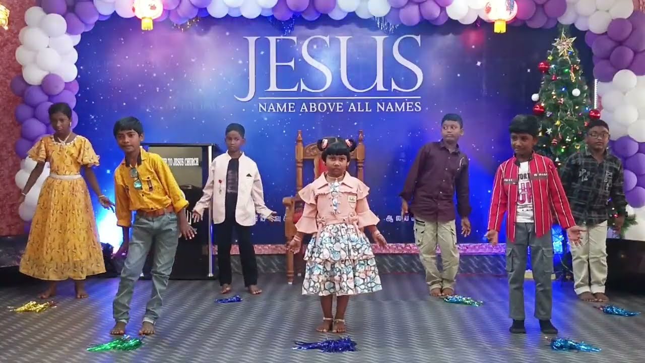 Chinna Siriya Kudililey | சின்னஞ்சிறிய குடிலிலே| Christmas Dance #kids #churchtvr #wjc #tamildance