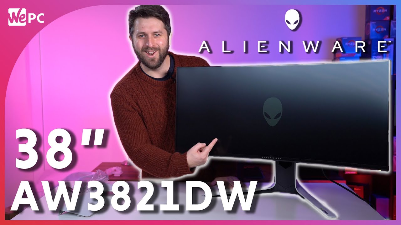 РАСПАКОВКА 38-дюймового изогнутого игрового монитора Alienware AW3821DW!