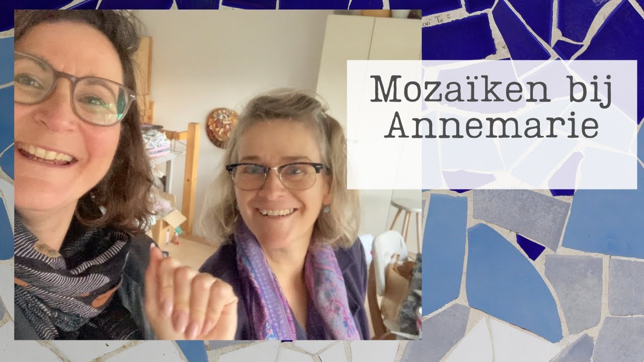 Mozaïeken met Annemarie - Maak iets nieuws van kringloopvondsten