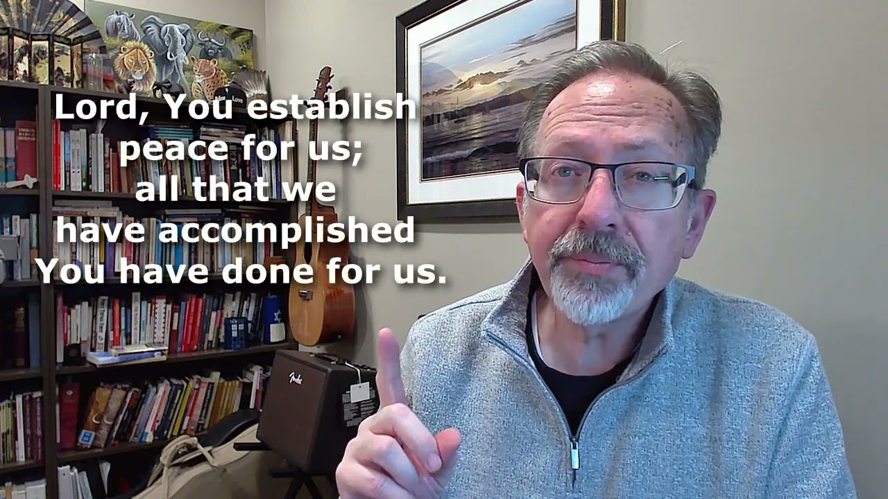 Encouraging Words with Burt Campbell - Isaiah 26:12