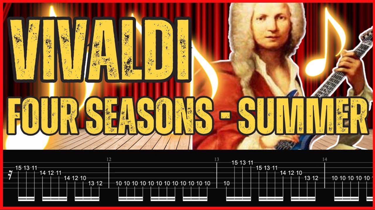 Vivaldi - Four Seasons - SUMMER - guitar tabs
