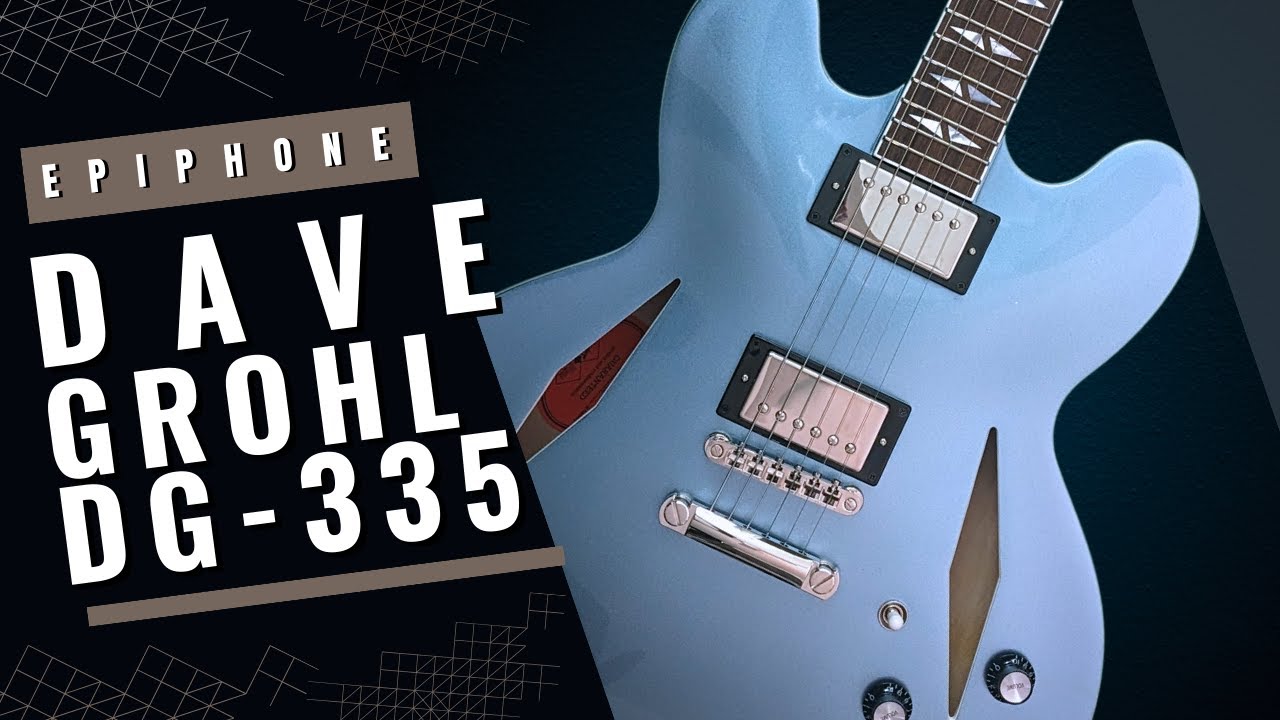 Epiphone Dave Grohl DG-335 Electric Guitar Demo