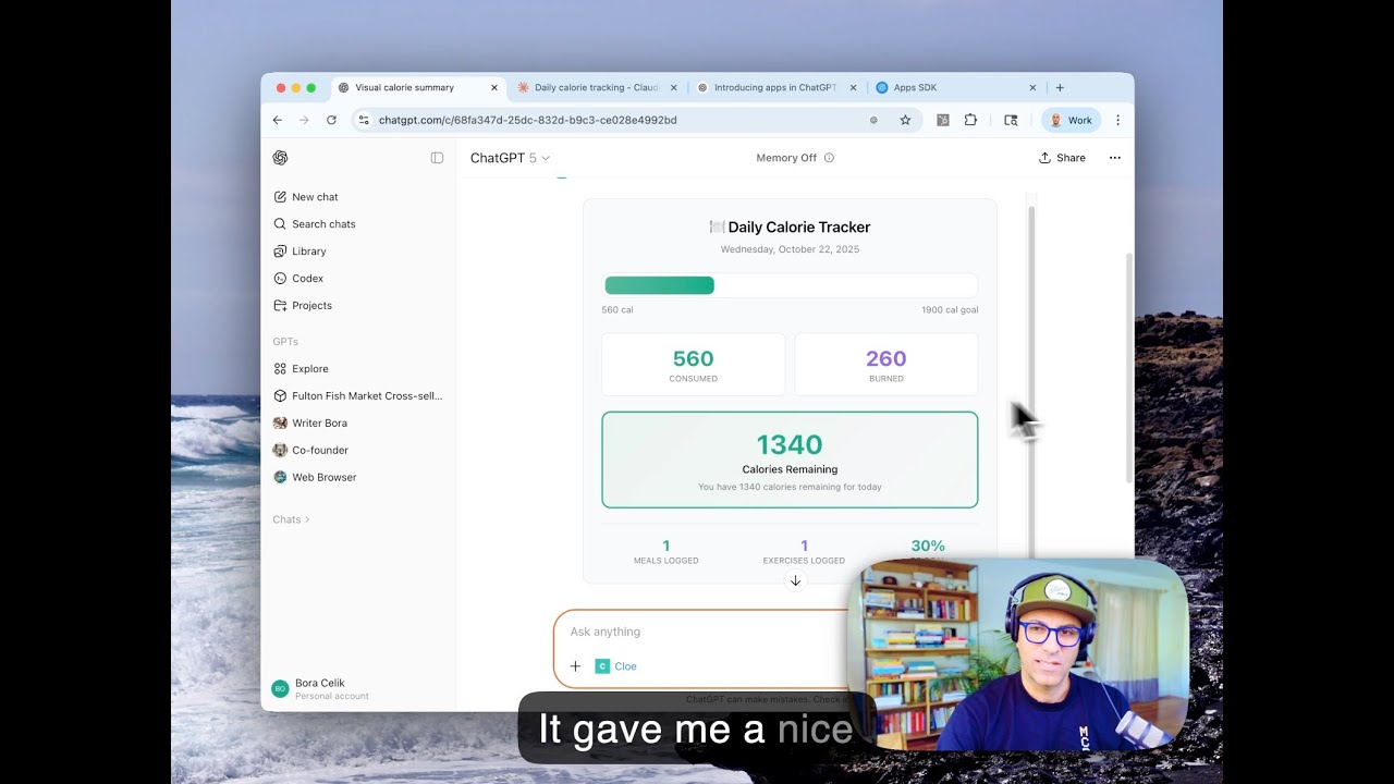 I built a ChatGPT app w/ OpenAI SDK but not impressed