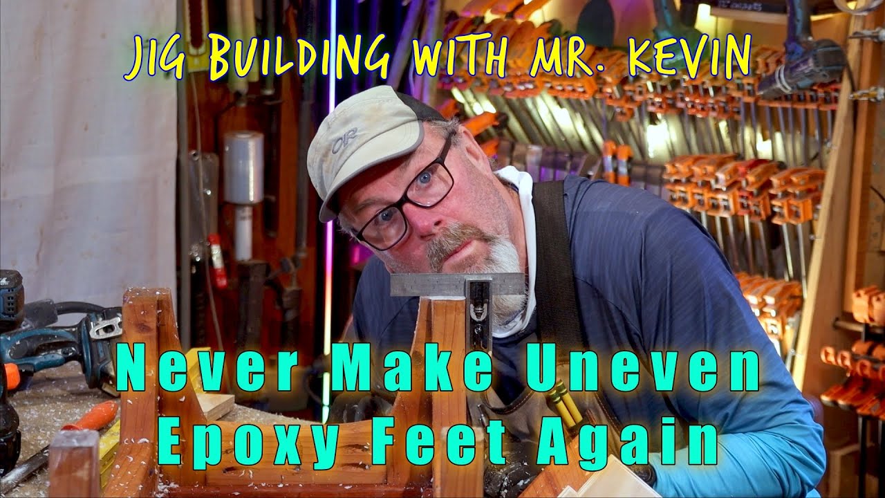 Never Make Uneven Epoxy Feet Again 😱🤯 Jig Building With Mr. Kevin  😃👍