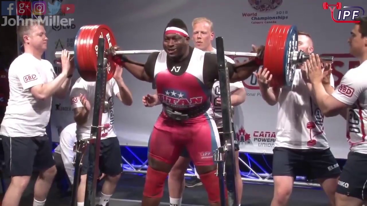 Jaisyn Mike - 923.5kg 1st Place 120+kg *M1* - IPF World Classic Powerlifting Championships 2018