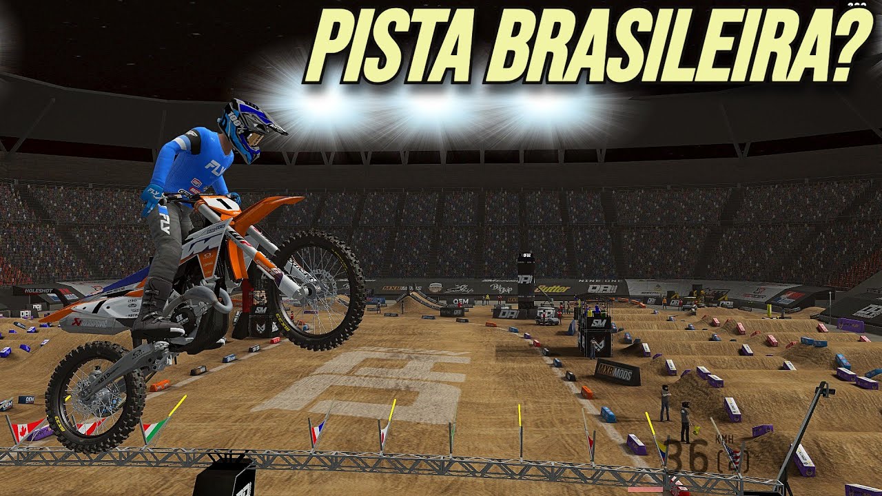 ANDANDO NO SUPERCROSS DO MX BIKES