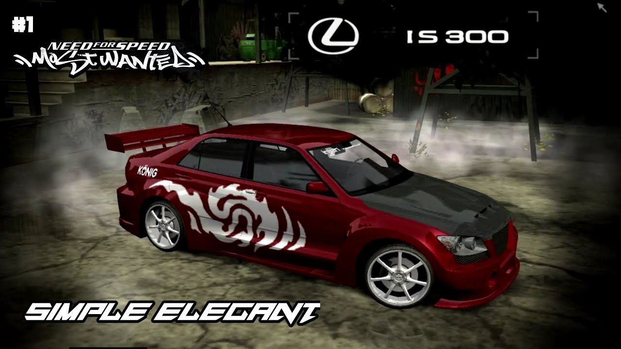 Modif Lexus IS 300 - Nfs Most Wanted | Hard Mode Race (2021)