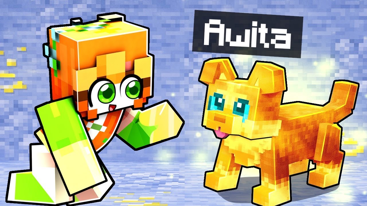Me Hice pasar por PERRO de ORO AYUDANTE en Minecraft!
