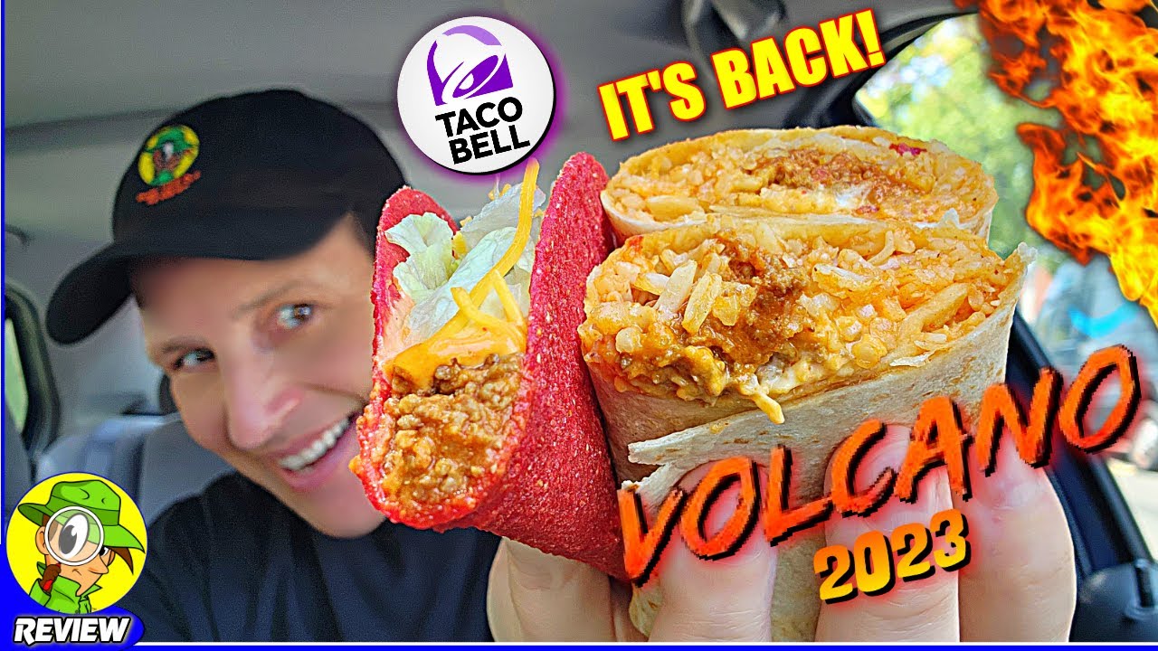 Taco Bell&reg; VOLCANO DOUBLE BEEF BURRITO & VOLCANO TACO 2023 Отзывы ???? ⎮ Пос
