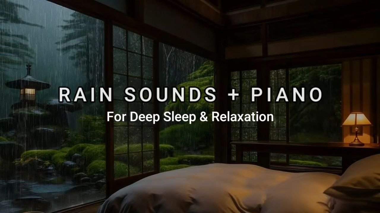 Relaxing Sleep Music for Deep Rest and Stress Relief - Cozy Bedroom On Rainy Day to Reduce Insomnia