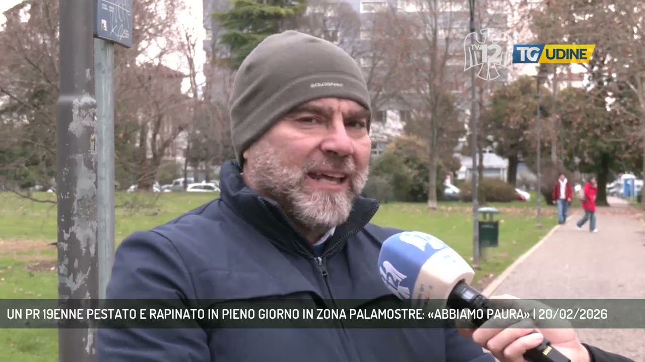 UN PR 19ENNE PESTATO E RAPINATO IN PIENO GIORNO IN ZONA PALAMOSTRE: «ABBIAMO PAURA» | 20/02/2026