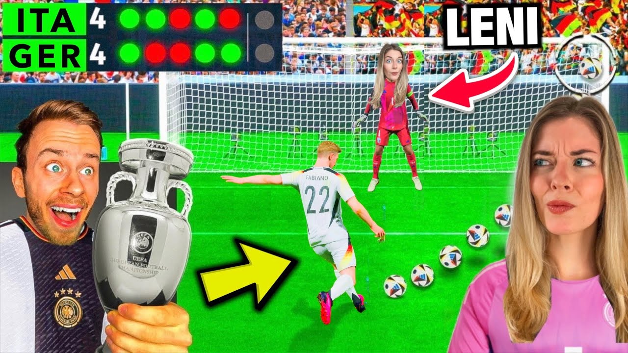 EURO 2024 ELFMETER Battle: Fabiano vs Leni 👀⭐️