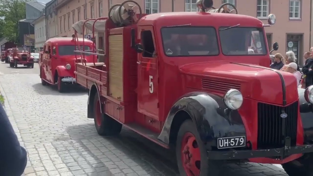 Gamla Brandbilars Dag Vanhojen paloautojen päivä 2025