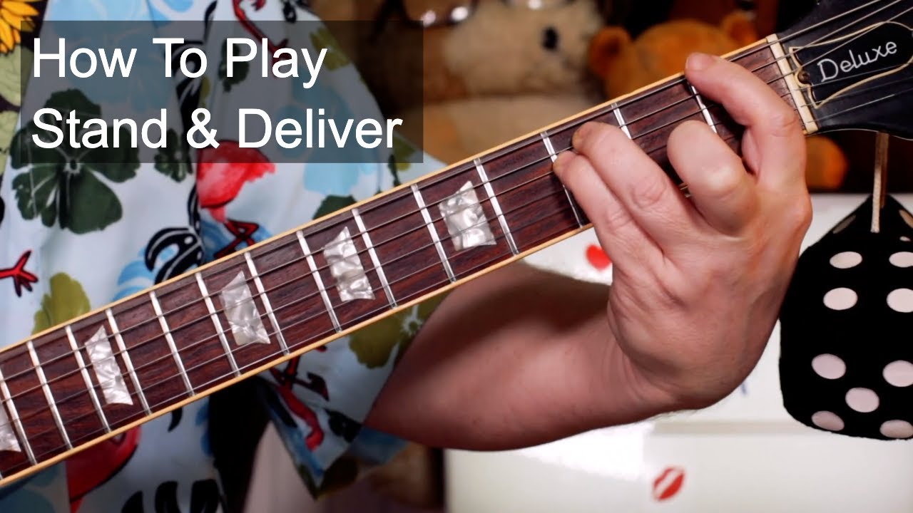 'Stand & Deliver' Adam & The Ants Guitar Lesson