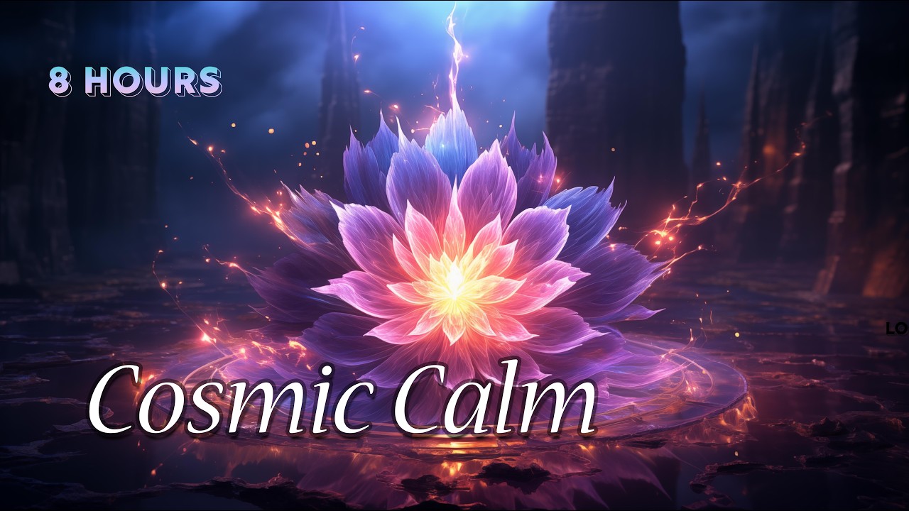 8 Hour Relaxing Ambient Music for Deep Sleep, Meditation & Focus | Cosmic Flower