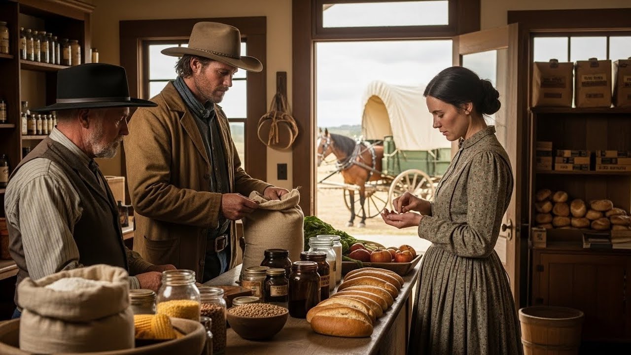 He Saw Her Counting Pennies For A Loaf Of Bread, The Cowboy Filled Her Cupboards Without A Word