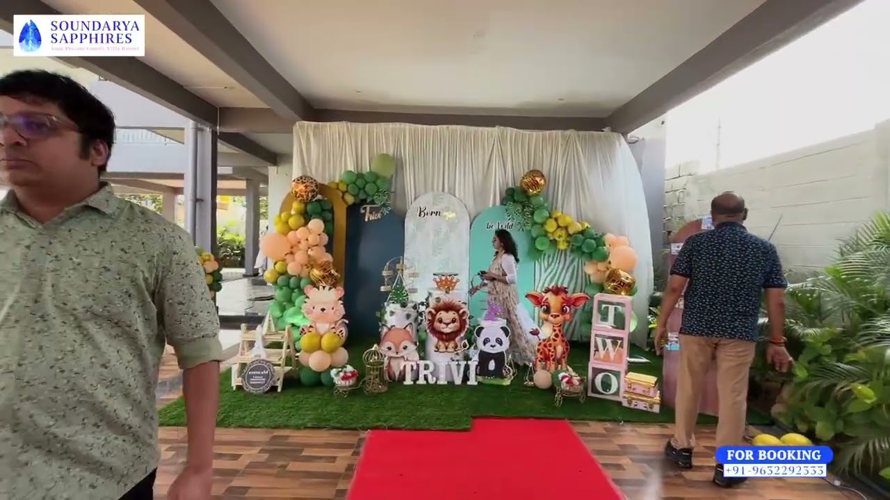 Trivi 1st Birthday Celebration Highlights | Soundarya Sapphires Resort Bangalore
