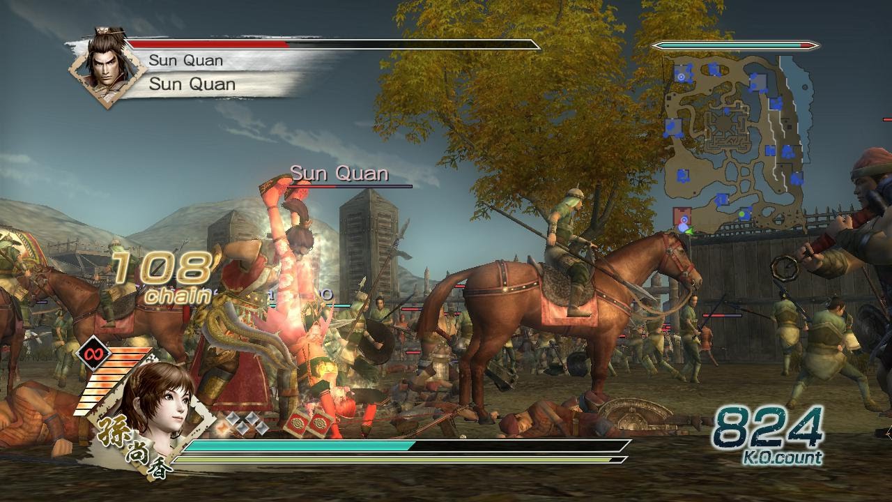 Dynasty Warriors 6 - Sun Shang Xiang Musou Mode - Chaos Difficulty - Battle of Yi Ling