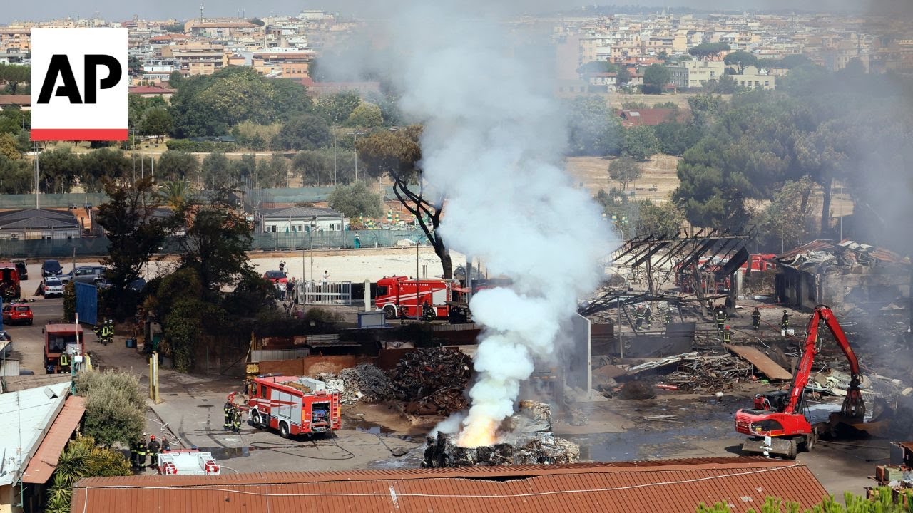 Vast area destroyed in Rome after gas station blast that injured at least 40