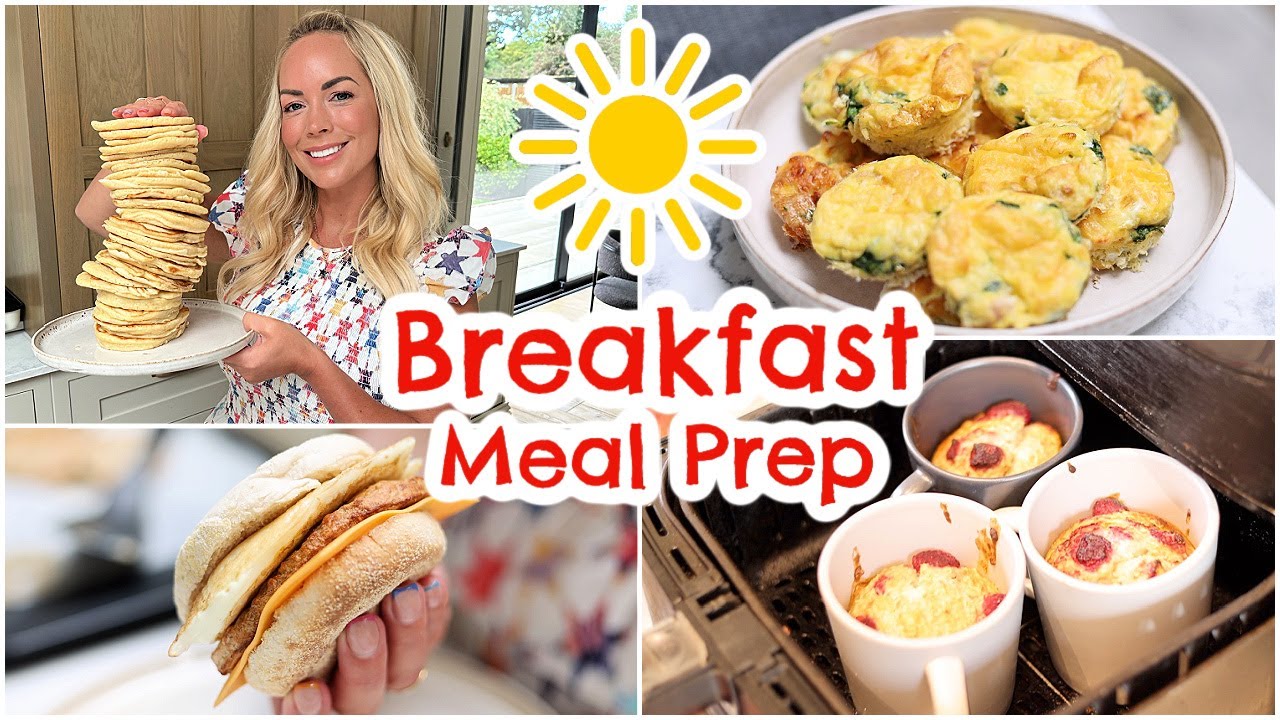 5 Breakfasts to Make Ahead + Back to School Meal Prep
