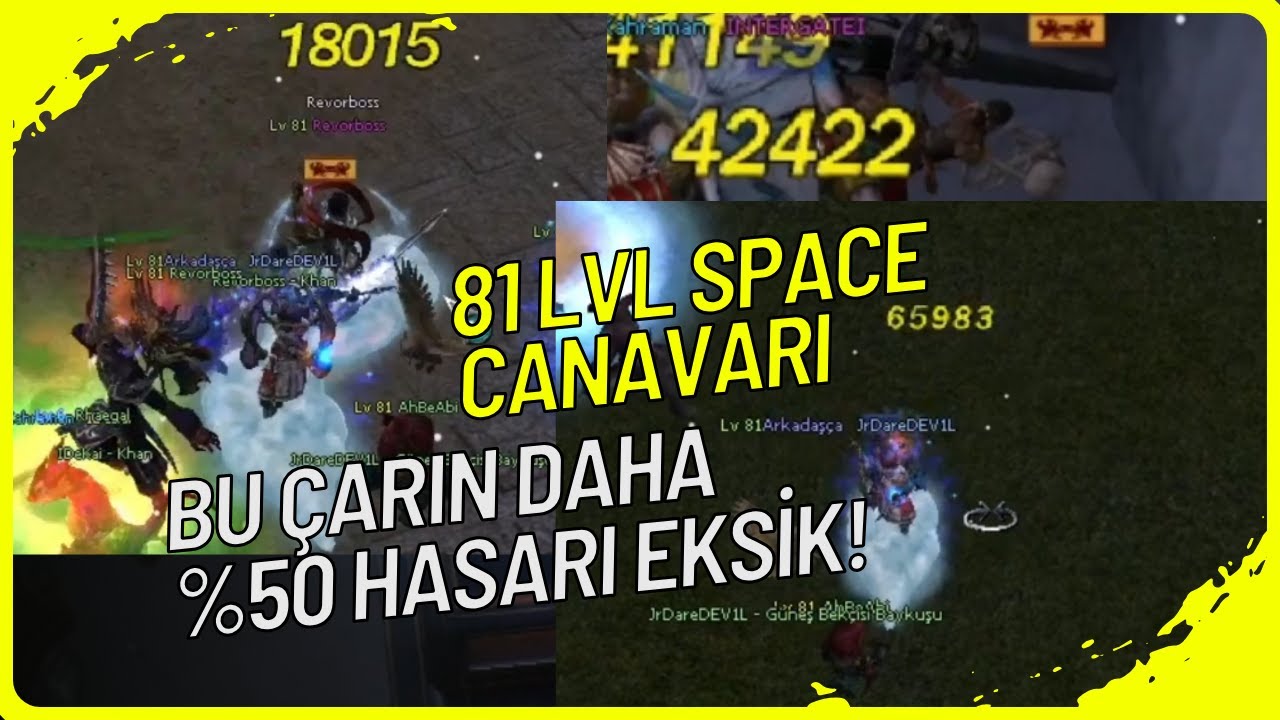 🔥⚔️ 81 LVL SPACE CANAVARI %50 Y&Uuml;KLENİYOR... ⚔️🔥 | METİN2 BAGJANAMU