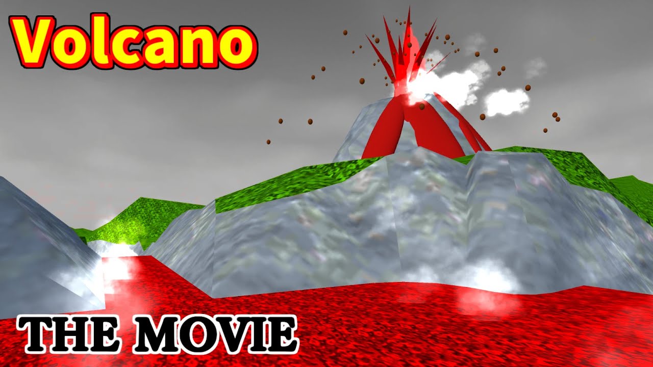 【サクラスクールシミュレーター　THE MOVIE】『絶体絶命の火山大噴火』Desperate volcanic eruption