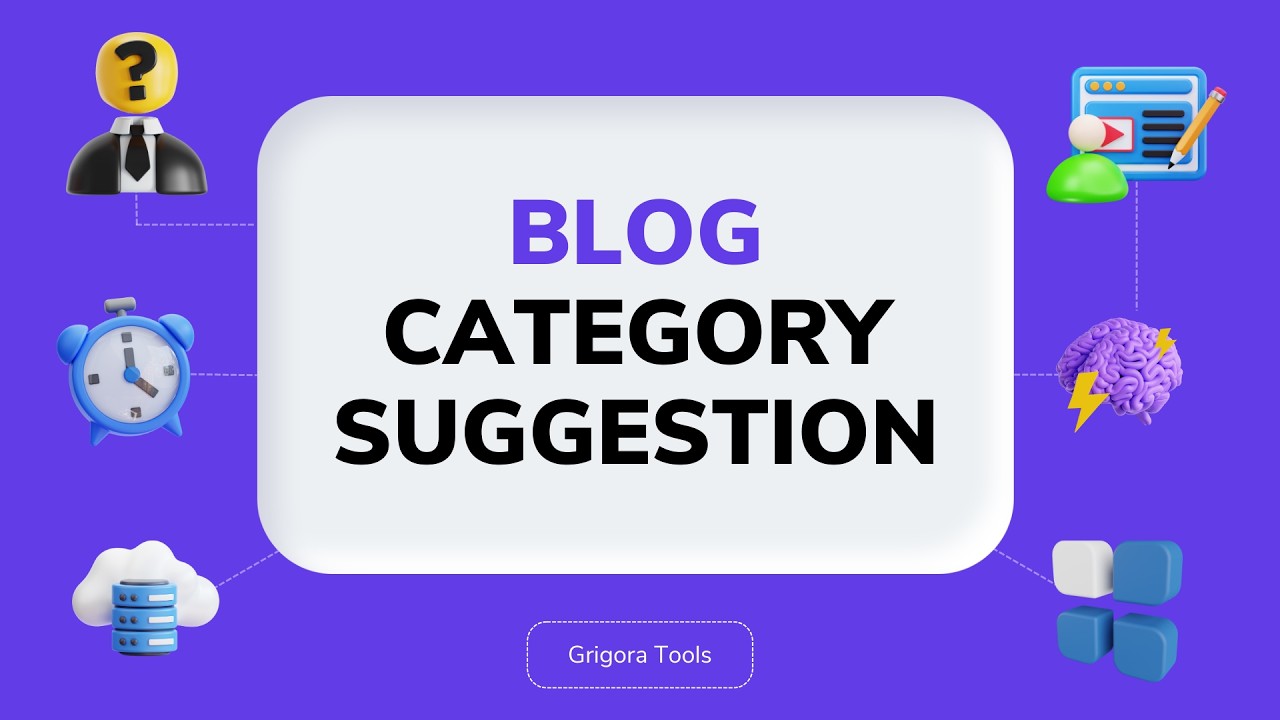 Blog Category Suggestion Tool | AI Generates Perfect Categories for Your Niche in Seconds