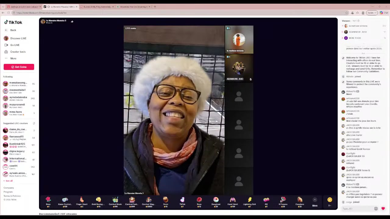 LA MARRAINE MAWABA EN LIVE!
