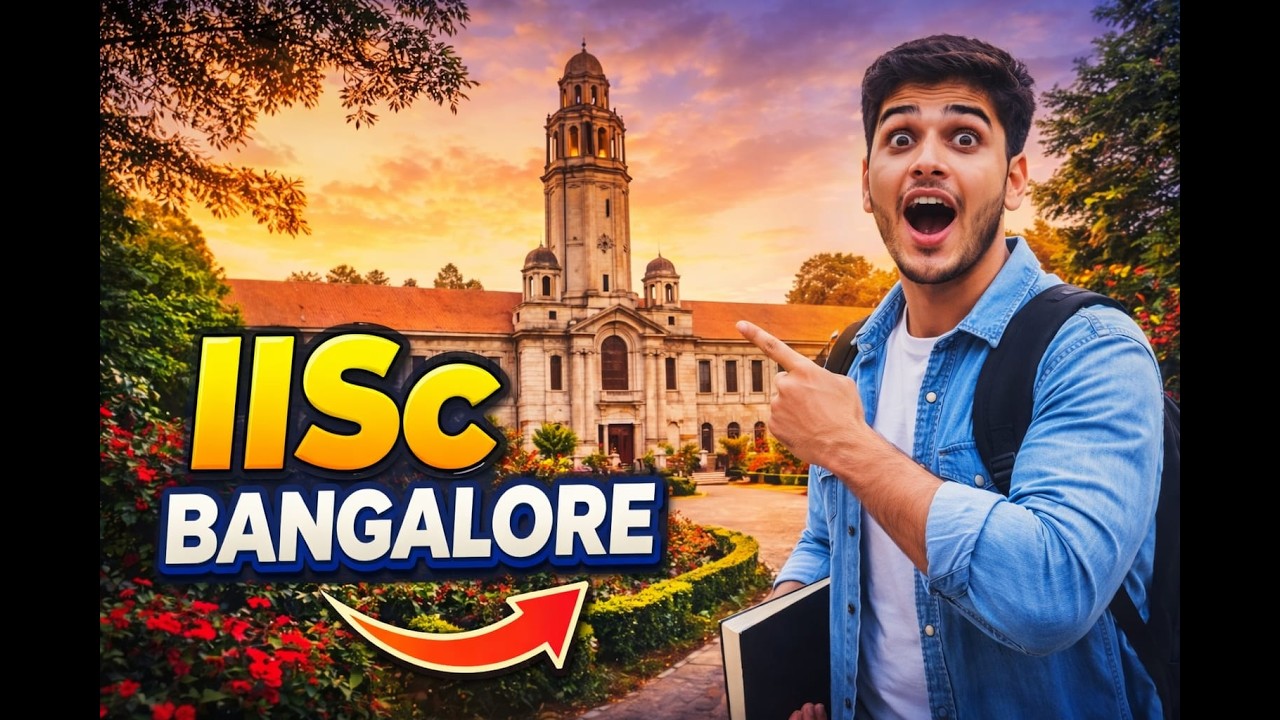 inside IISC Bangalore | India top research campus |