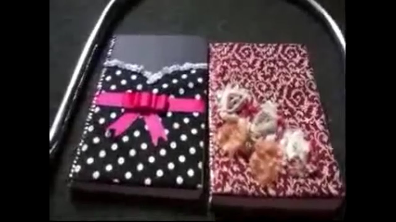 Como hacer una libreta  fashion!!!