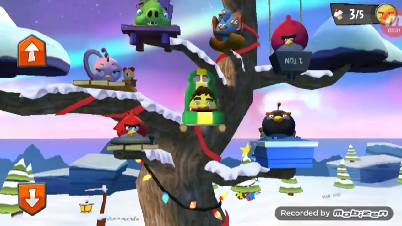 Angry Birds Go! Stunt gameplay