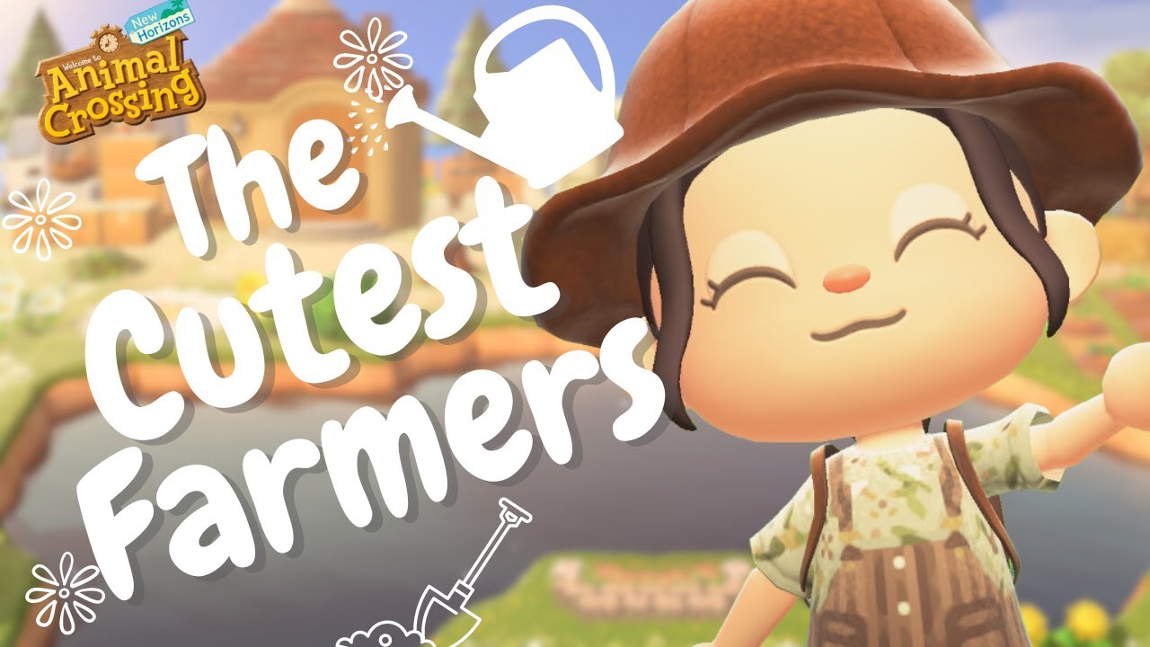 BUILDING MY VILLAGERS A FARM | COTTAGE CORE ISLAND | ANIMAL CROSSING NEW HORIZONS