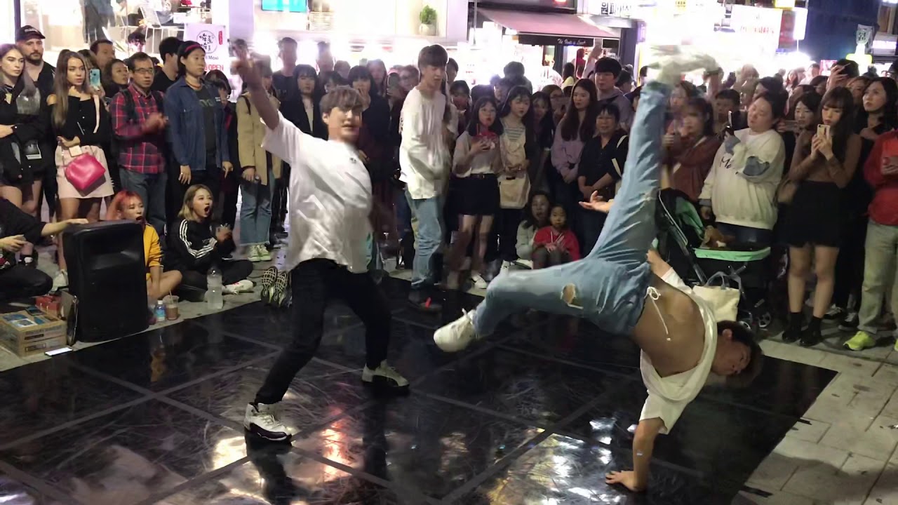 (Seúl) Busking 2019/09 W.I.T. - Tempo (EXO) + Freestyle