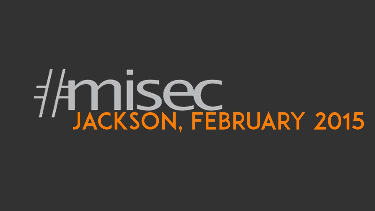 A Strategic Shift in Information Security -- #misec Jackson for February 2015