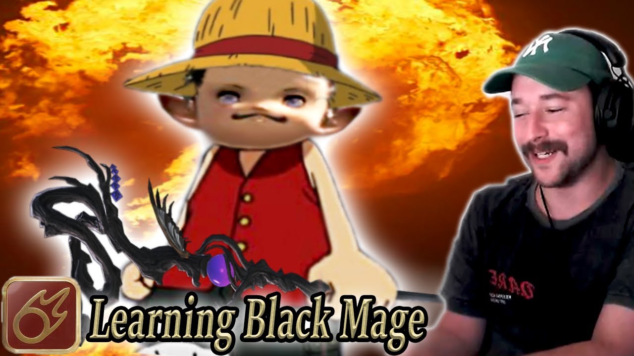 Sfia Teaches Rich W Campbell how to Play Black Mage - FFXIV