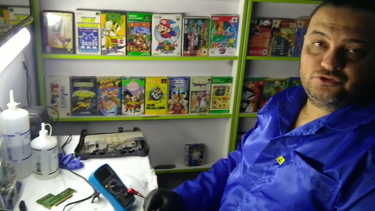 Nintendo 64 com tela preta da morte resolvido
