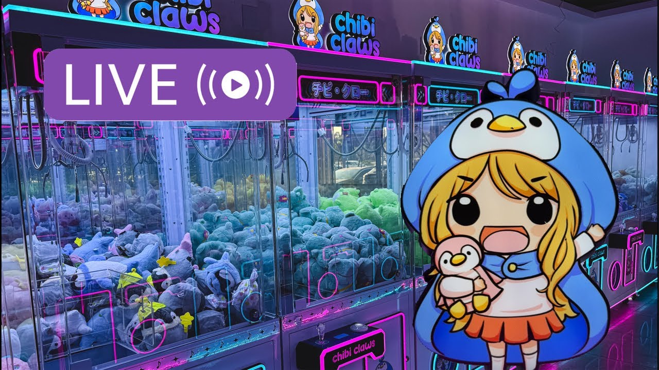 Playing Claw Machines at Chibi Claws! #clawmachine #arcade #chibiclaws
