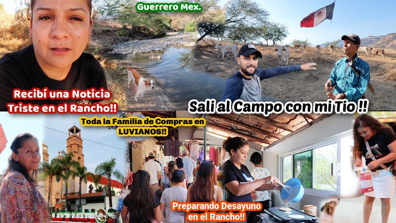 Fuimos al Campo🇲🇽|Recibí Una Triste Noticia😢|Preparando desayuno en el Rancho para Toda la Familia‼️