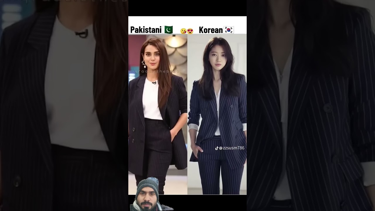 Pakistani Actress and Korean Actress Same Dress 