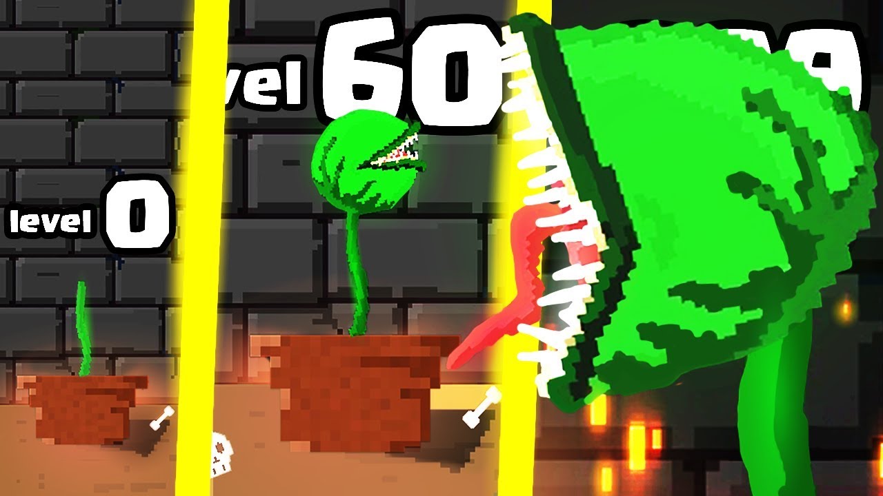 IS THIS THE STRONGEST HIGHEST LEVEL MAN EATING PLANT EVOLUTION? (9999+ GROW LEVEL)l Man-Eating Plant