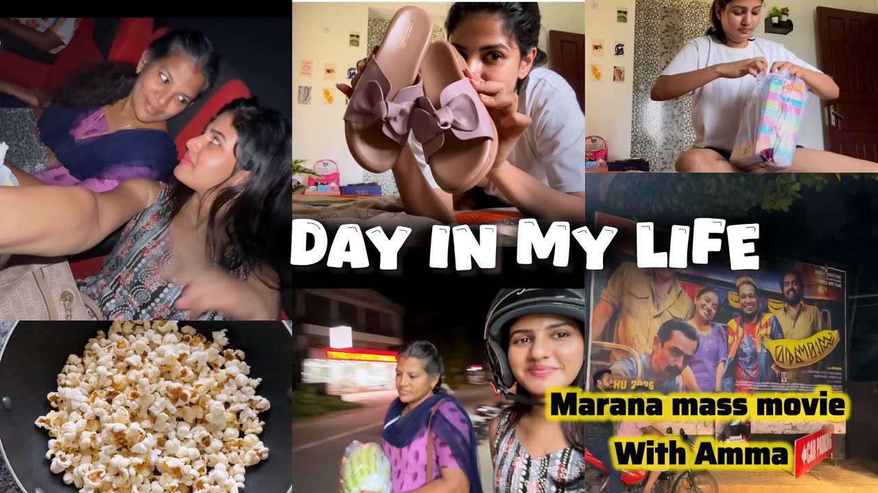 Day in my life | Maranamass movie date with Amma ~ #krishnendhuunnikrishnan