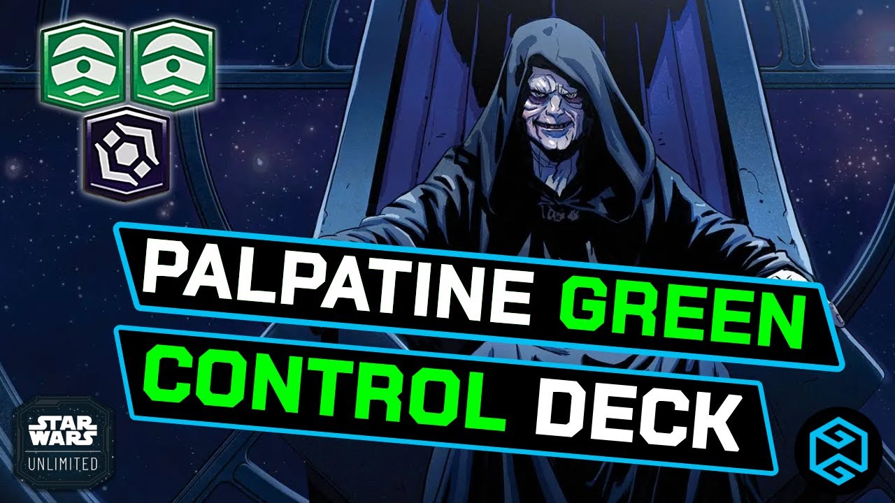 RAMP TO WIN with Palpatine Green | CONTROL Deck Tech | Star Wars Unlimited