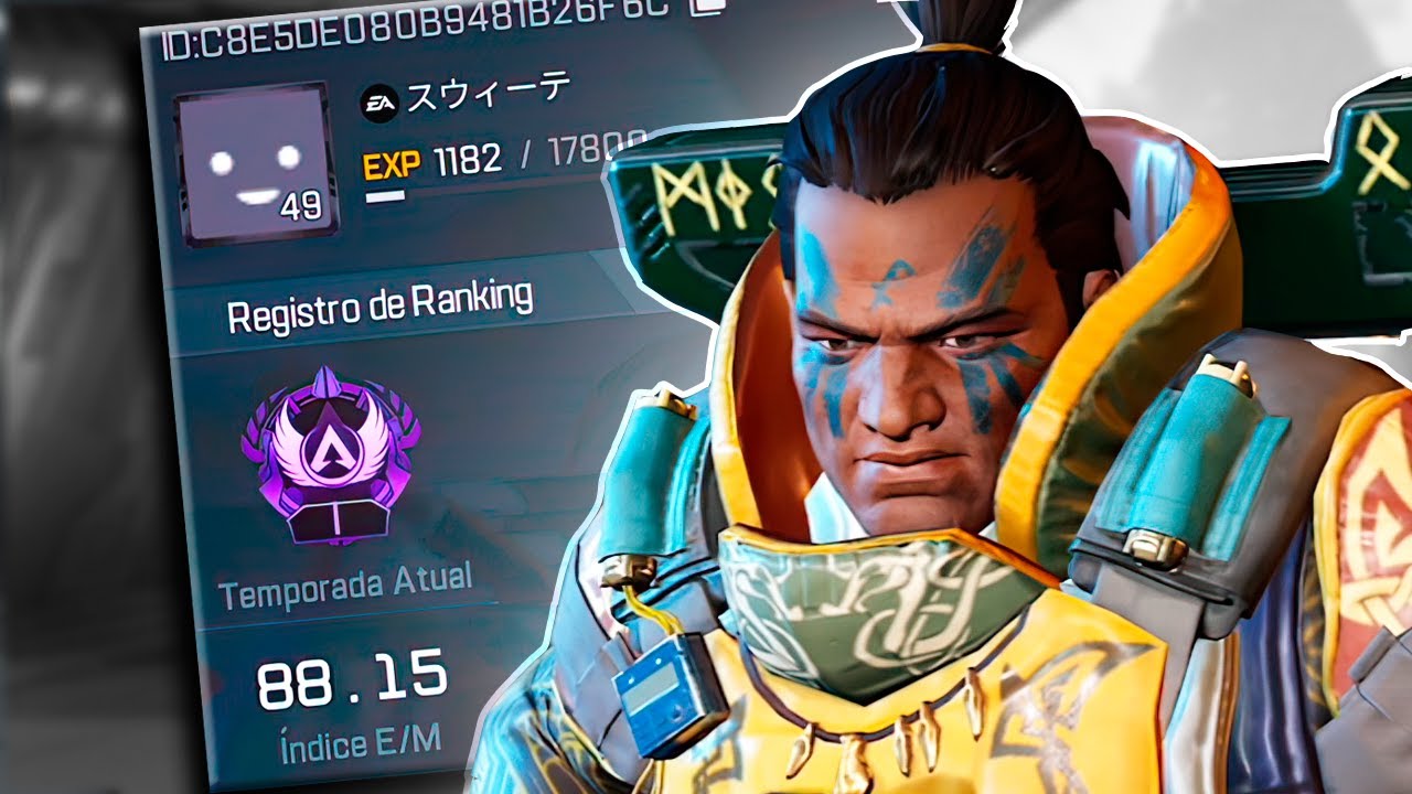 PEGANDO MESTRE SOLO VS SQUAD COM 90.0 DE KD, UNICO NO MUNDO! APEX LEGENDS MOBILE